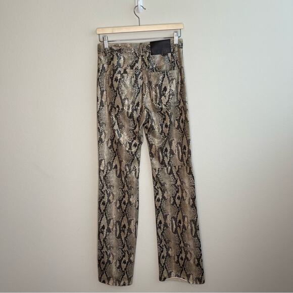 MSGM Python Print High Waisted Straight Leg Pants size 38 - Picture 11 of 11